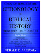 A New Approach to the Chronology of Biblical History from Abraham to Samuel.  2nd edition.  112 pages. $12.95. Click for details.