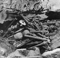 Pre-Flood copper artifacts from Cave of the Treasure, Israel.